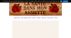 Desktop Screenshot of lasantedansmonassiette.com