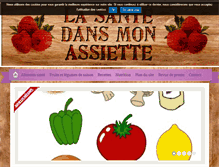 Tablet Screenshot of lasantedansmonassiette.com